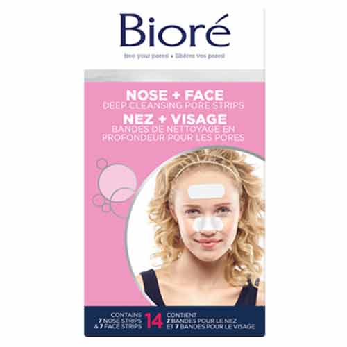 Bioré Nose+ Face Deep Cleansing Pore Strips