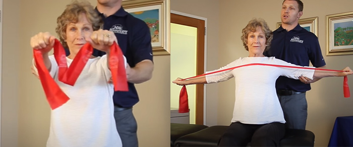 Chest stretching exercises for seniors