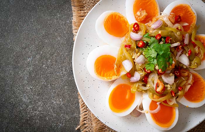 Duck egg salad benefits