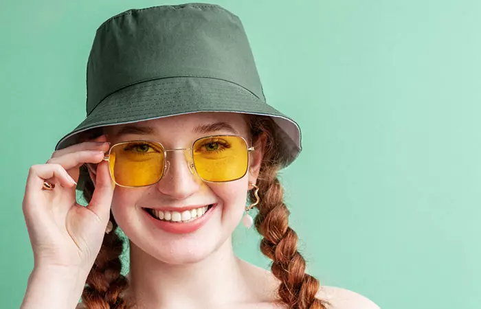 Pair your bucket hat with braids