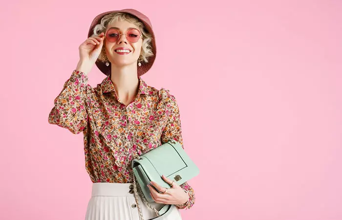 Pair your bucket hat with summer florals