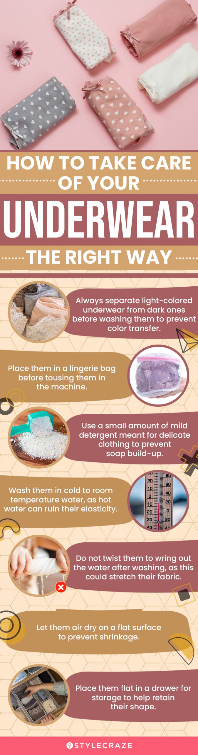 How To Take Care Of Your Underwear The Right Way (infographic)