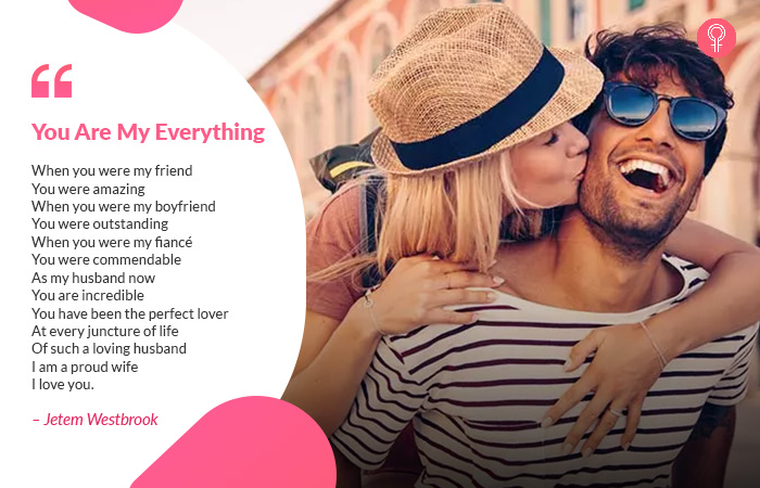 You are my everything poem for your husband