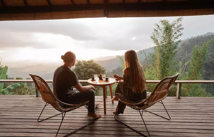 Rainy day coffee date