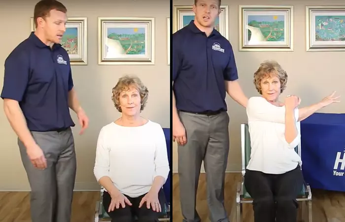 Shoulder stretching exercises for seniors