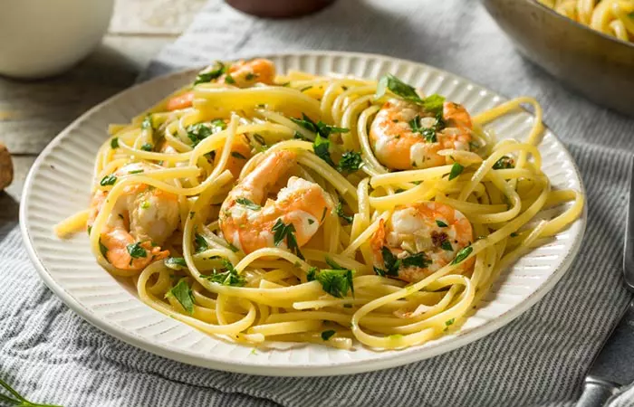 Shrimp scampi