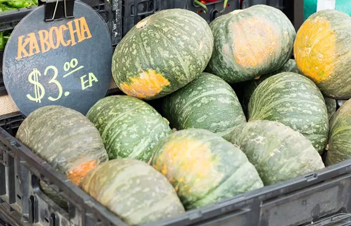 Buy kabocha at your local farmer’s market