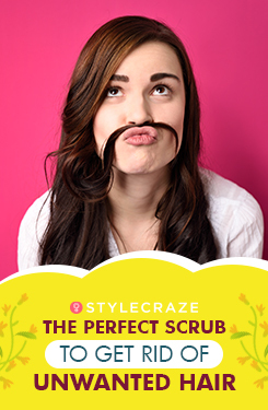 The Perfect Scrub To Get Rid Of Unwanted Hair