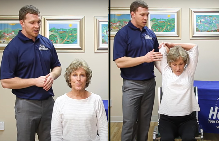 Tricep stretching exercises for seniors