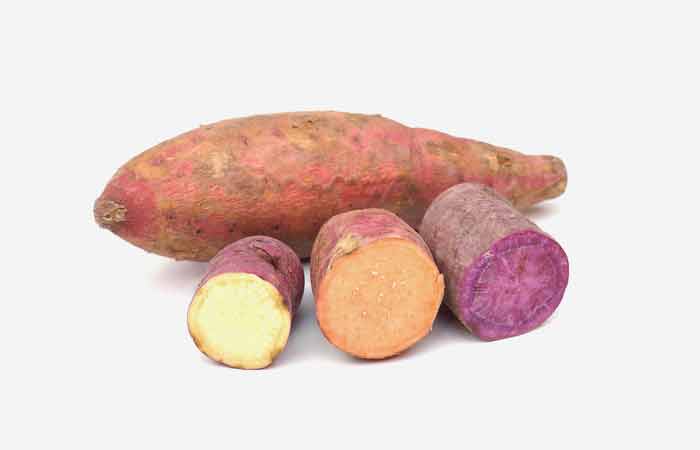 Sweet potatoes and yam
