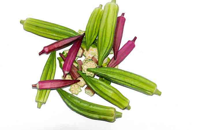 Different types of okra
