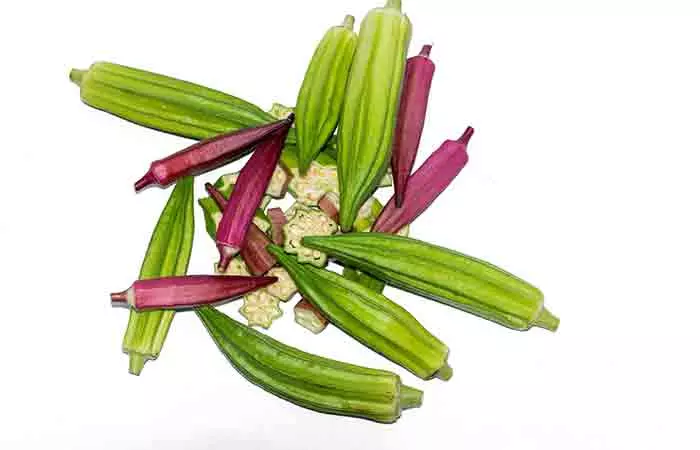 Different types of okra