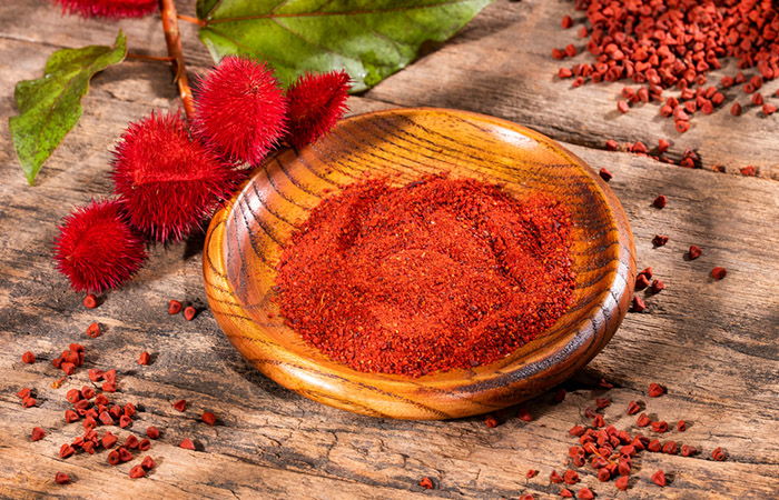 Annatto seeds as powder and paste for health benefits