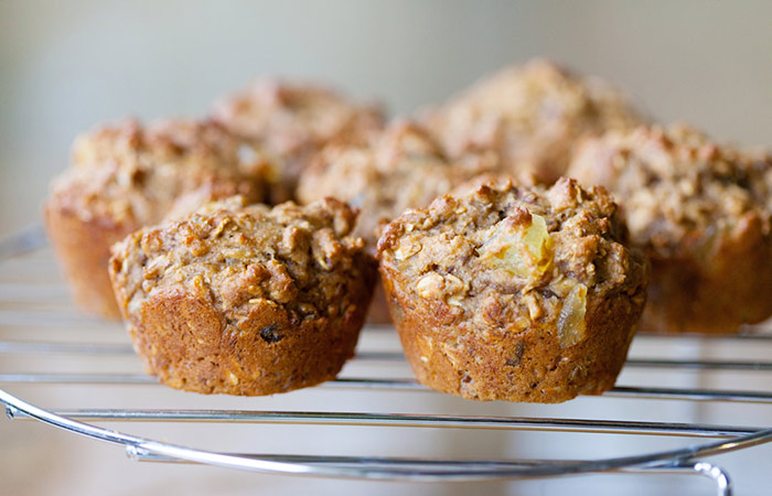 Wheat germ muffins make a healthy addition to your diet