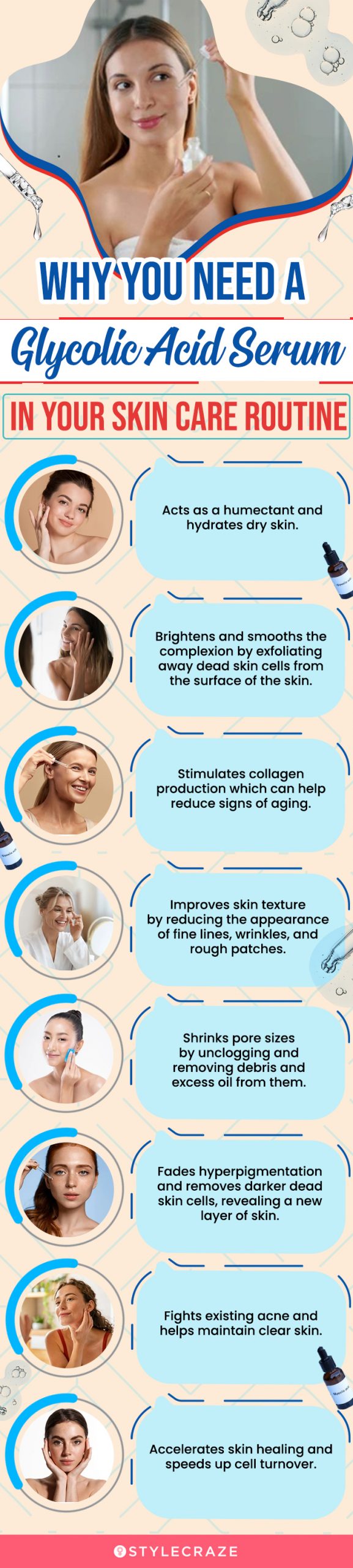 Why You Need A Glycolic Acid Serum In Your Skin Care Routine (infographic)