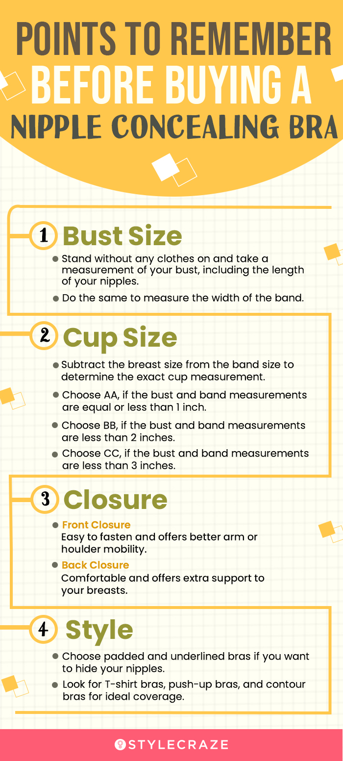 Points To Remember Before Buying A Nipple Concealing Bra