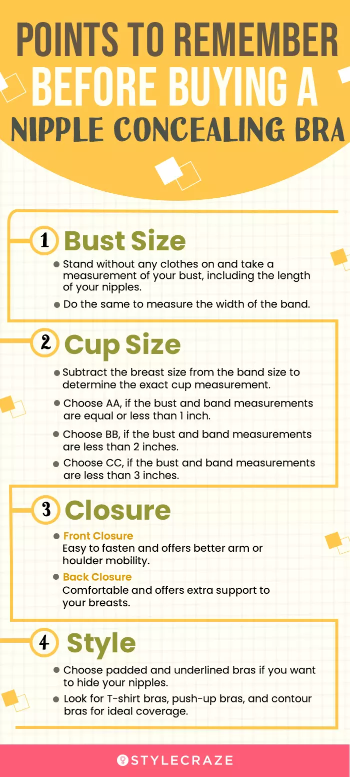 Points To Remember Before Buying A Nipple Concealing Bra