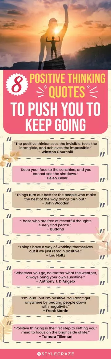 8 positive thinking quotes to push you to keep going (infographic)