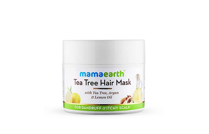 Best Dandruff-Reducing Formula: Mamaearth Tea Tree Hair Mask