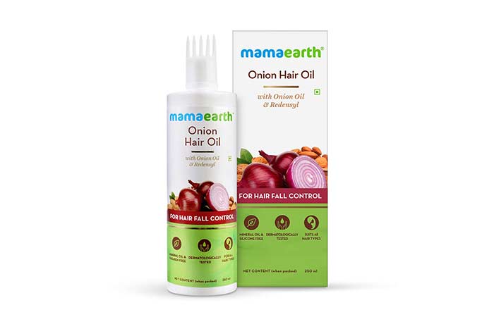 Best Hairfall Control Oil: Mamaearth Onion Hair Oil
