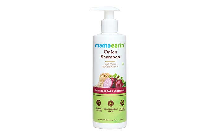 Best Hairfall Control Shampoo: Mamaearth Onion Shampoo