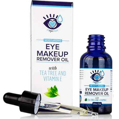 Heyedrate Moisturizing Eye Makeup Remover Oil With Tea Tree And Vitamin E