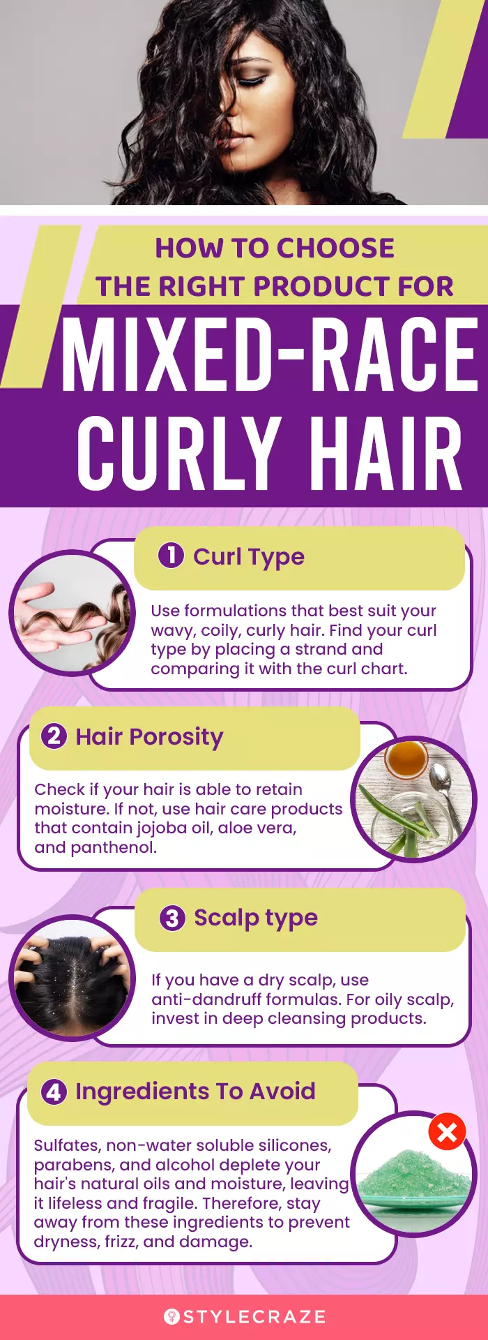 How To Choose the Right Product For Mixed-Race Curly Hair