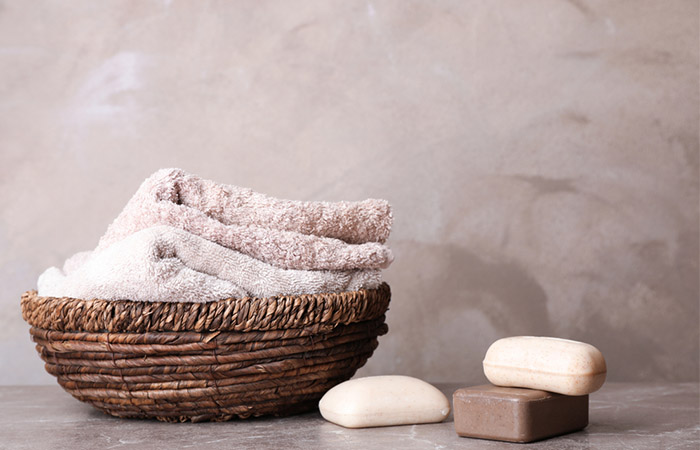 Mild soap and dry towel help get rid of smegma