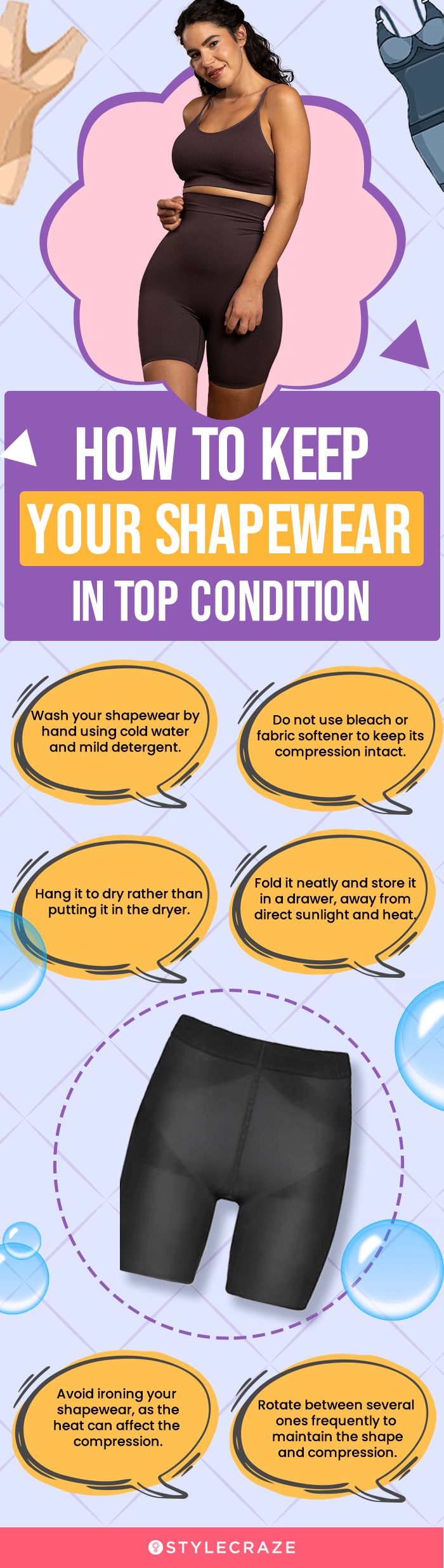 How to Keep Your Shapewear in Top Condition (infographic)