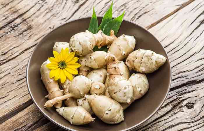 One can eat sunchokes raw for good health