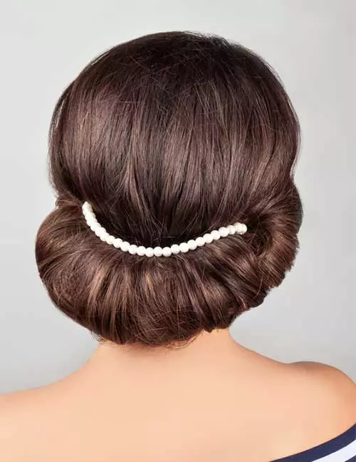 Twisted halo wedding hairstyle for black women