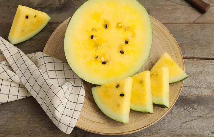 Yellow watermelon