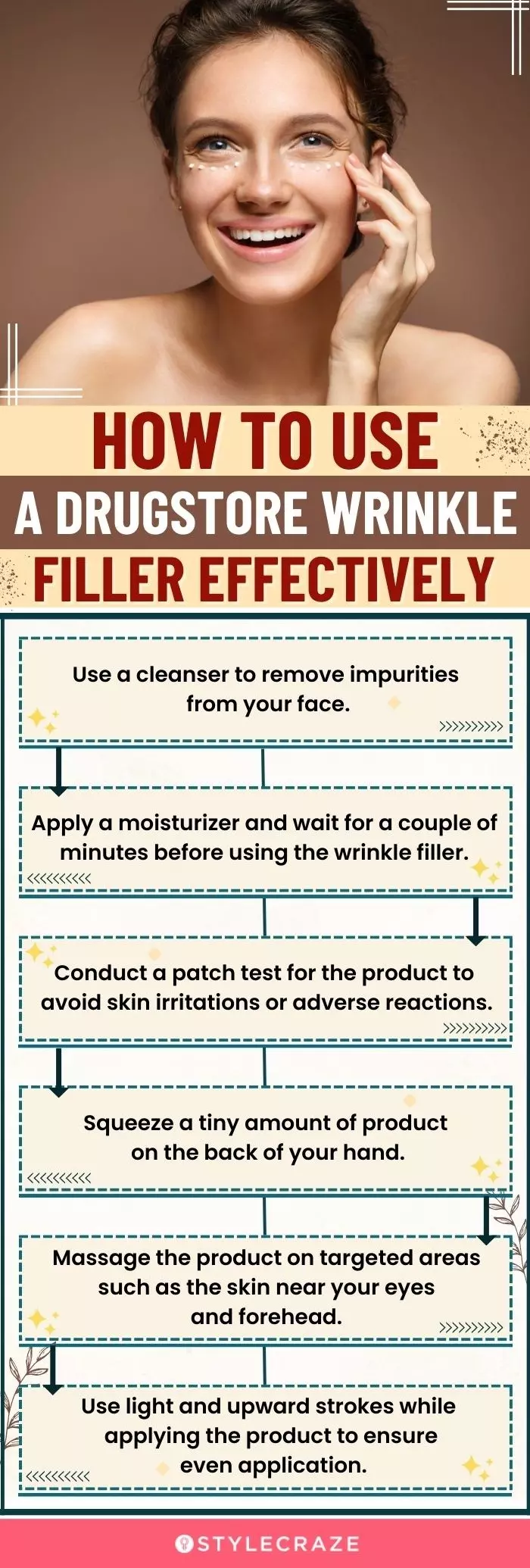 How To Use A Drugstore Wrinkle Filler Effectively (infographic)