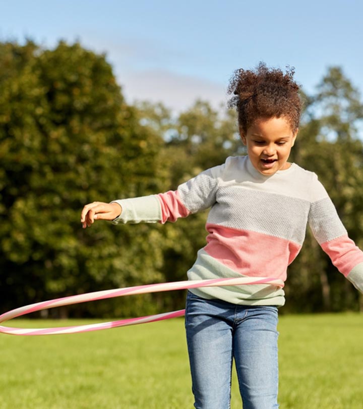 Luminous Children's 7-section Hula Hoop Children's Detachable Fitness 