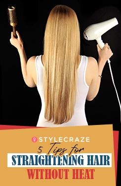 5 Tips for Straightening Hair Without Heat