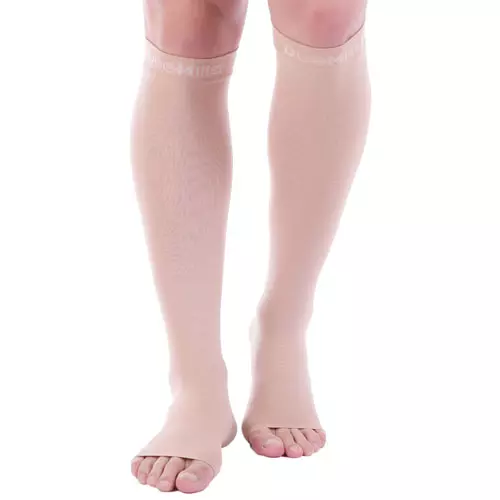 Doc Miller Open Toe Compression Socks