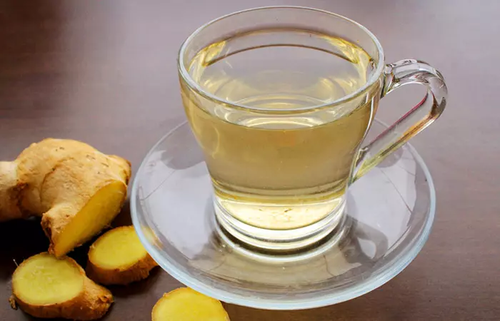 Ginger tea may soothe an irritated throat