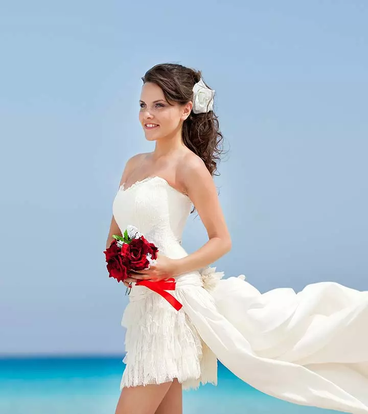 Make your nuptial moment memorable with these attires giving off the beach vibe.
