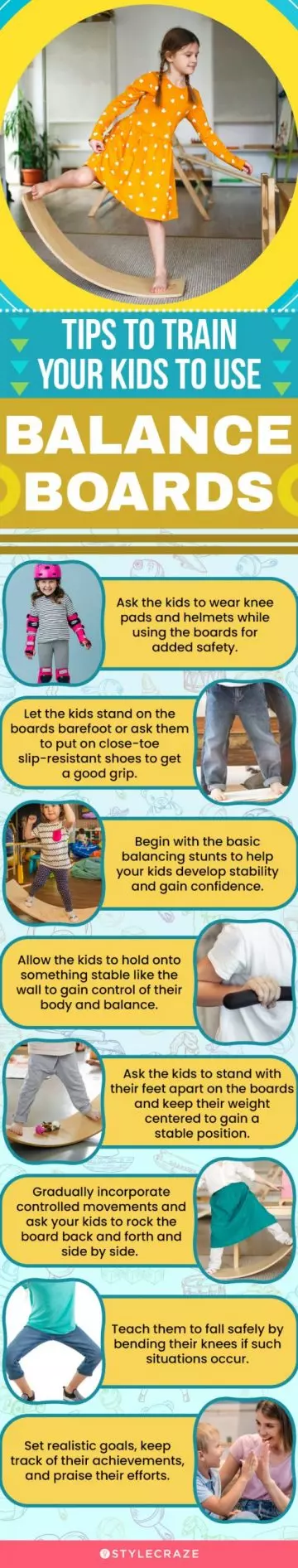 Tips To Train Your Kids To Use Balance Boards(infographic)