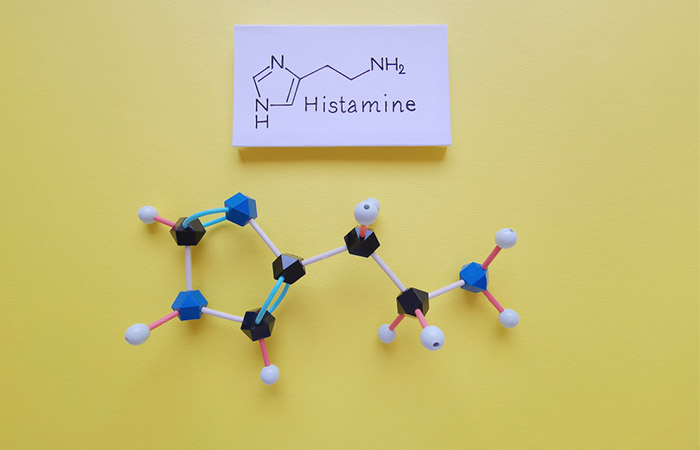 Molecular structure of histamine