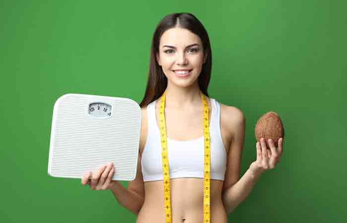 Cooonut meat may support weight loss.