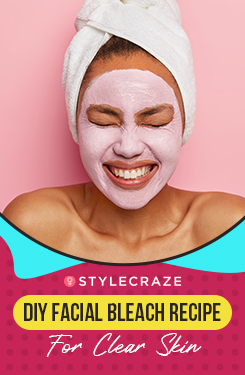 DIY Facial Bleach Recipe For Clear Skin