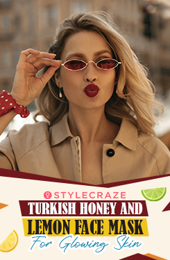 Turkish Honey And Lemon Face Mask For Glowing Skin