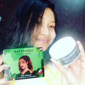 Natyv Soul Hair Masque with West African Shea Butter -Forget about tangled and frizzy hair-By nizo_narzary
