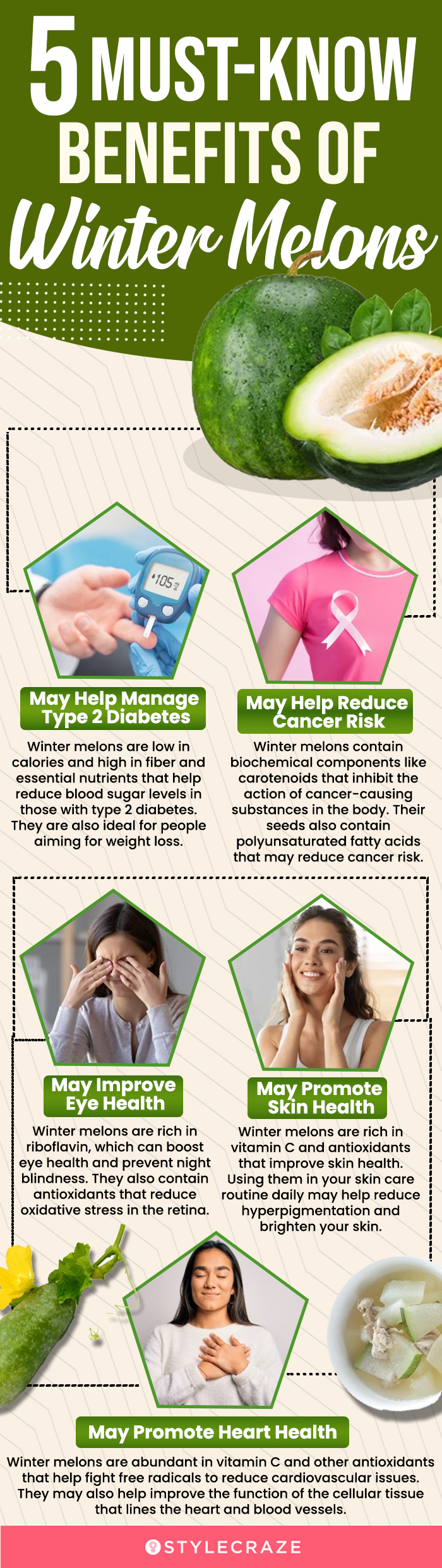 5 must-know benefits of winter melons (infographic)