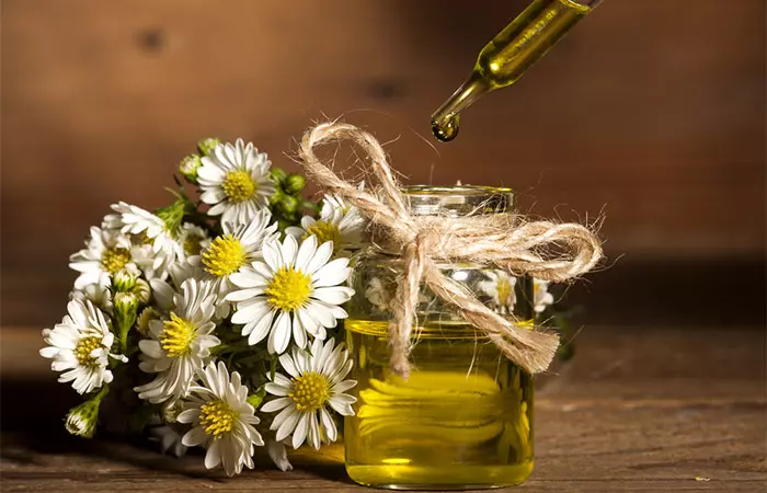 Chamomile oil as natural muscle relaxer