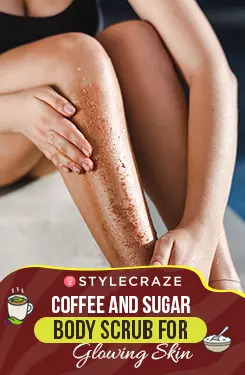 Coffee and Sugar Body scrub for glowing Skin