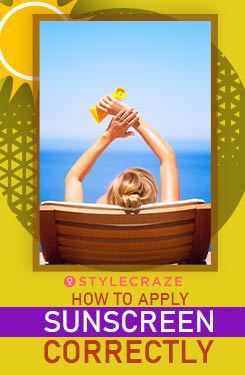 How To Apply Sunscreen Correctly