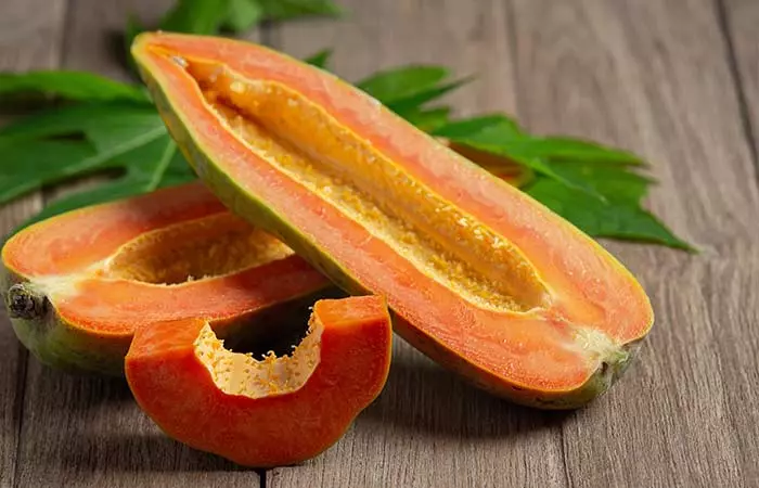 Papaya as one of the ways to lighten your skin tone