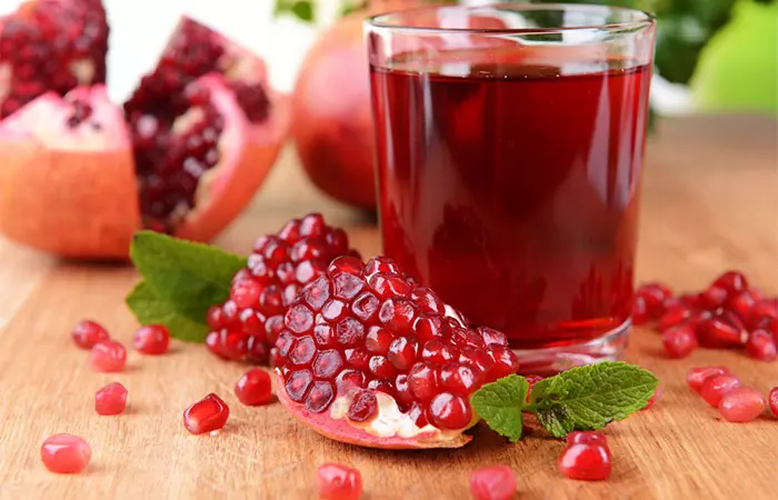 Pomegranate juice as natural muscle relaxer